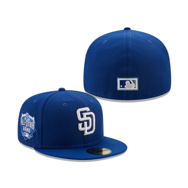 Padres 2016 MLB All-Star Game Sky Blue Undervisor 59FIFTY Fitted Hat Royal