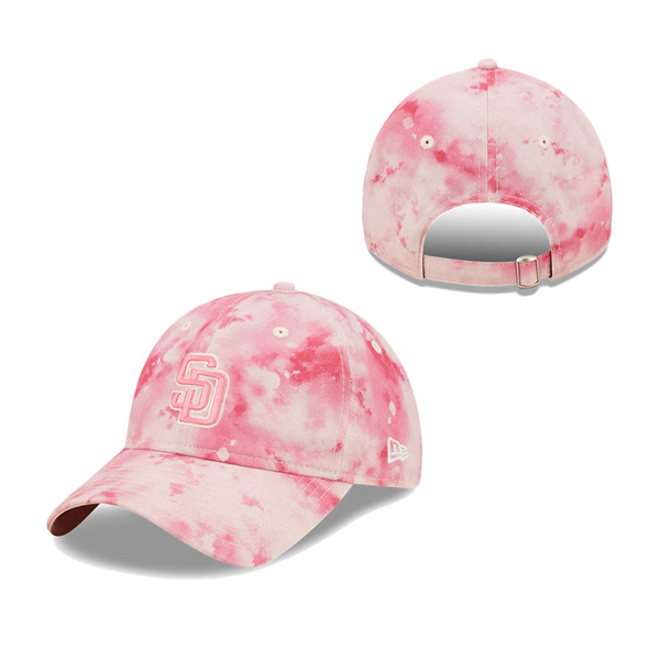 Girls Youth San Diego Padres New Era Pink 2022 Mother's Day 9TWENTY Adjustable Hat