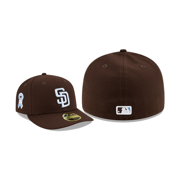 Men's San Diego Padres 2021 Father's Day Brown On-Field Low Profile 59FIFTY Fitted Hat