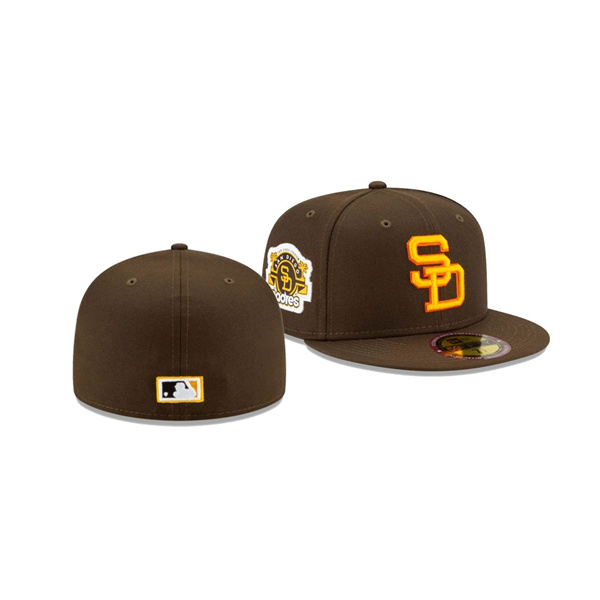 Men's San Diego Padres Stadium Patch Brown 59FIFTY Fitted Hat