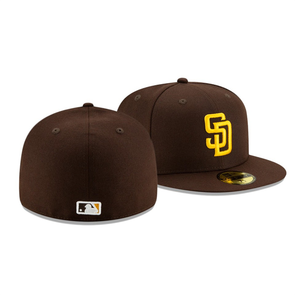 Men's Padres 2021 MLB All-Star Game Brown Workout Sidepatch 59FIFTY Hat
