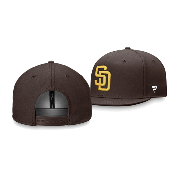 Men's Padres Core Brown Adjustable Snapback Hat