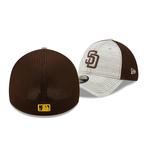 Men's Padres Prime Neo Gray Brown 39THIRTY Flex Hat