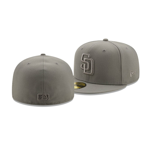 Men's Padres Color Pack Gray 59FIFTY Fitted Hat