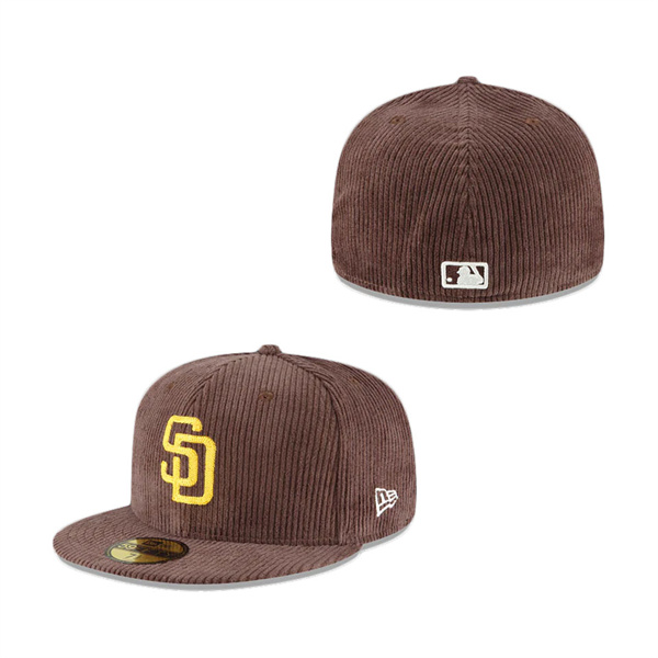 San Diego Padres Corduroy 59FIFTY Fitted Hat