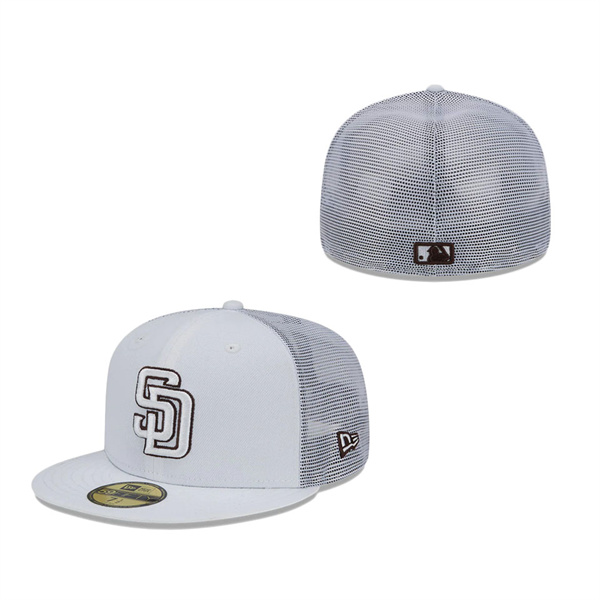 San Diego Padres New Era 2022 Batting Practice 59FIFTY Fitted Hat White