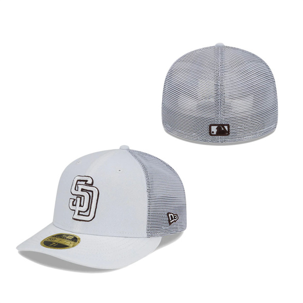 San Diego Padres New Era 2022 Batting Practice Low Profile 59FIFTY Fitted Hat White