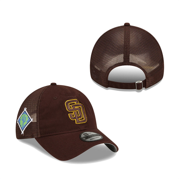 San Diego Padres New Era 2022 Spring Training 9TWENTY Adjustable Hat Brown