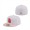 San Diego Padres New Era Scarlet Undervisor 59FIFTY Fitted Hat White Pink
