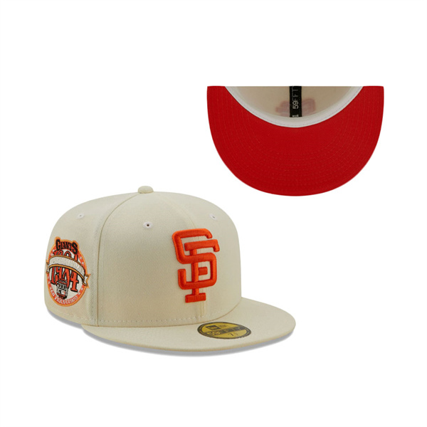Giants 1984 All-Star Game Chrome Alternate Undervisor 59FIFTY Fitted Hat Cream