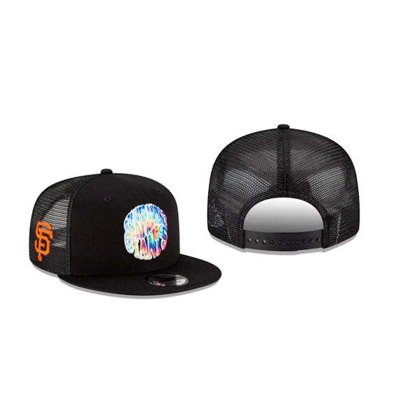 Men's San Francisco Giants Groovy Collection Black 9FIFTY Snapback Hat