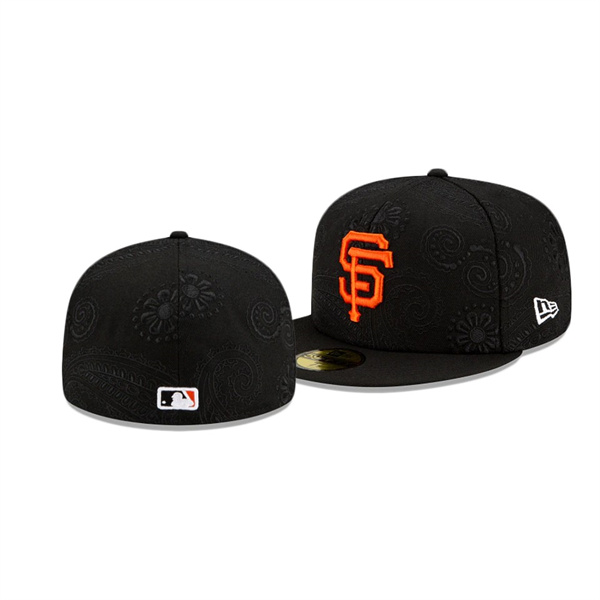 Men's Giants Swirl Black 59FIFTY Fitted Hat