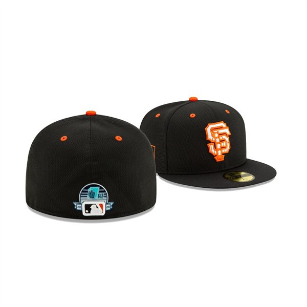 Giants 2020 Spring Training Black 59FIFTY Fitted New Era Hat