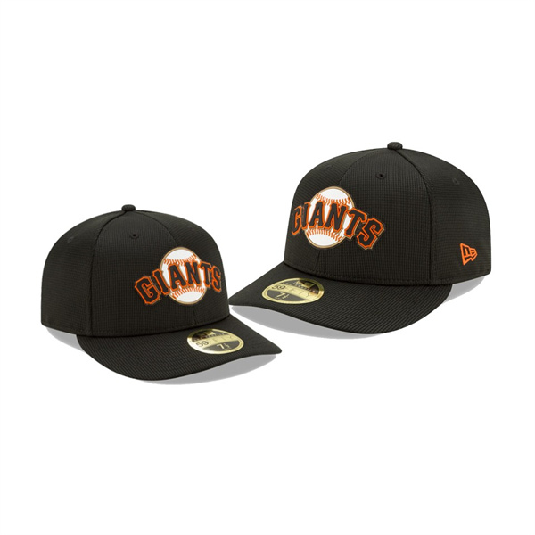 Men's Giants Clubhouse Black Low Profile 59FIFTY Fitted Hat