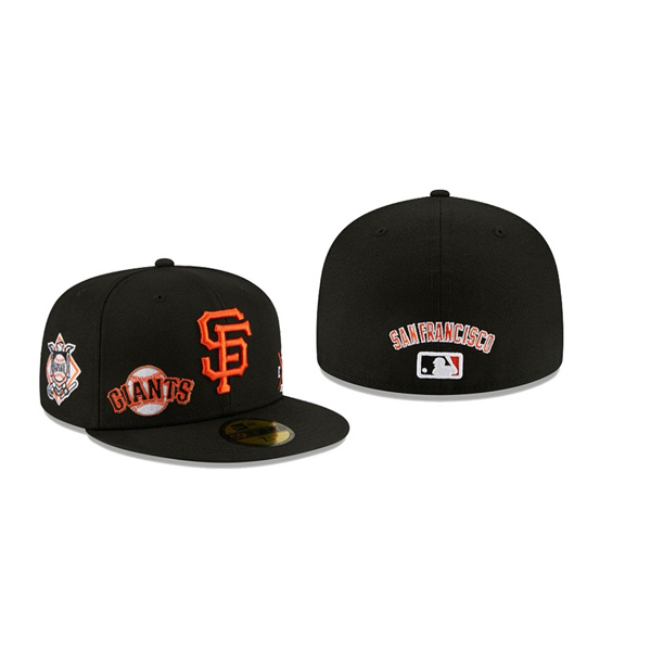 Men's San Francisco Giants Multi Black 59FIFTY Fitted Hat
