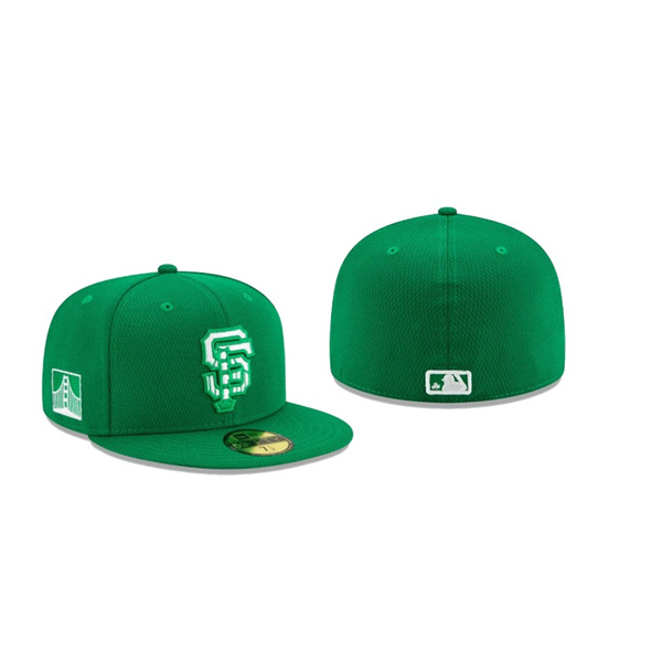Men's San Francisco Giants 2021 St. Patrick's Day Green 59FIFTY Fitted Hat