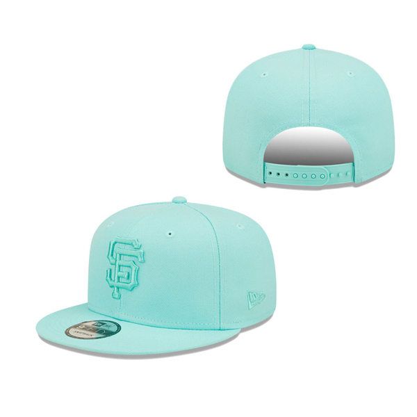 Men's San Francisco Giants New Era Turquoise Spring Color Pack 9FIFTY Snapback Hat