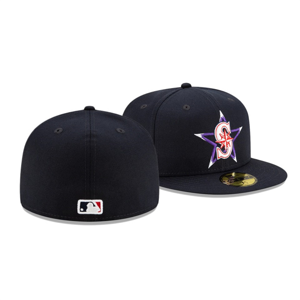 Seattle Mariners 2021 MLB All-Star Game Navy On-Field 59FIFTY Fitted Hat