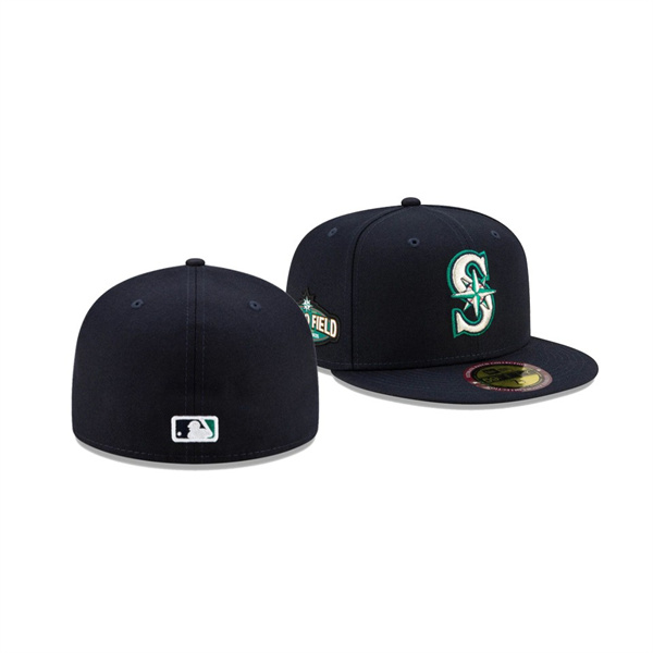 Men's Seattle Mariners Stadium Patch Navy 59FIFTY Fitted Hat