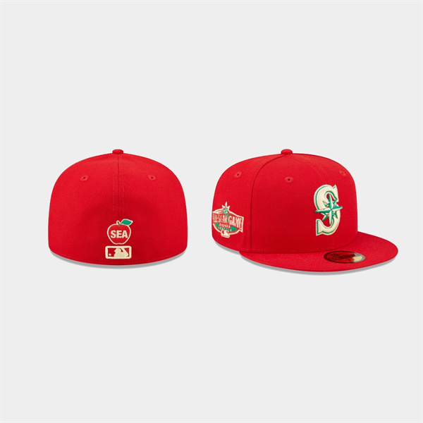 Seattle Mariners Men's State Fruit Red 59FIFTY Fitted Hat