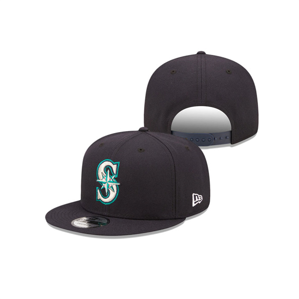 Seattle Mariners Navy Primary Logo 9FIFTY Snapback Hat