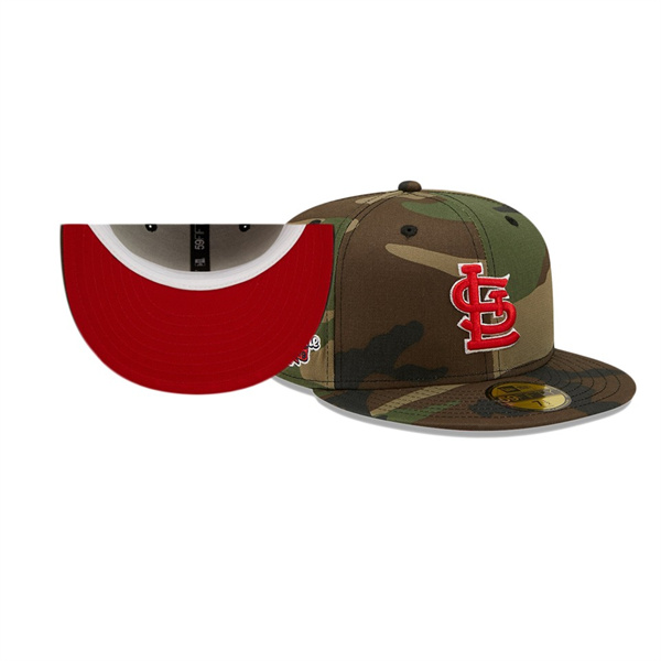 St. Louis Cardinals Woodland Undervisor Camo 2009 MLB All-Star Game Patch 59FIFTY Hat