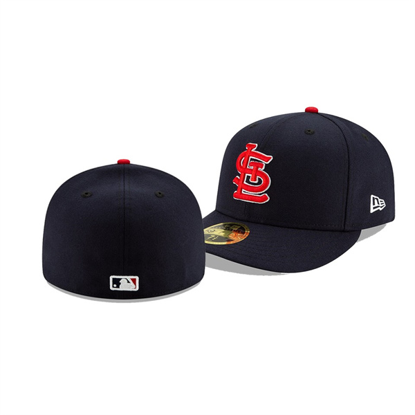 Men's Cardinals Authentic Collection Navy 2020 Low Profile 59FIFTY New Era Hat