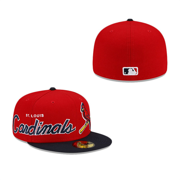 St. Louis Cardinals Double Logo 59FIFTY Fitted Hat