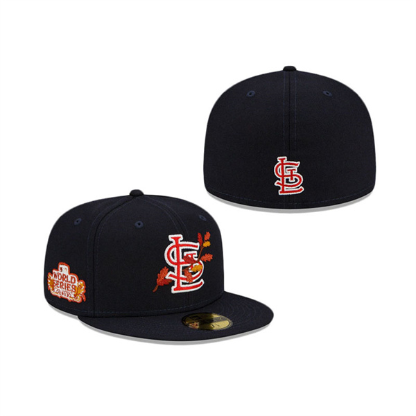 St. Louis Cardinals Leafy Front 59FIFTY Fitted Hat