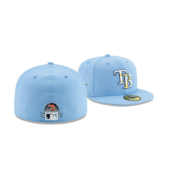 Rays 2020 Spring Training Light Blue 59FIFTY Fitted New Era Hat