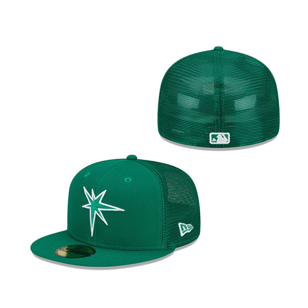 Tampa Bay Rays New Era 2022 St. Patrick's Day On-Field 59FIFTY Fitted Hat Green