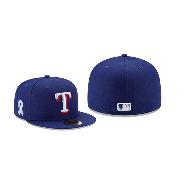 Men's Texas Rangers 2021 Father's Day Royal On-Field 59FIFTY Fitted Hat