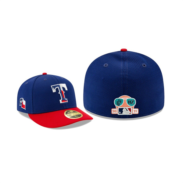 Men's Texas Rangers 2021 Spring Training Royal Low Profile 59FIFTY Fitted Hat