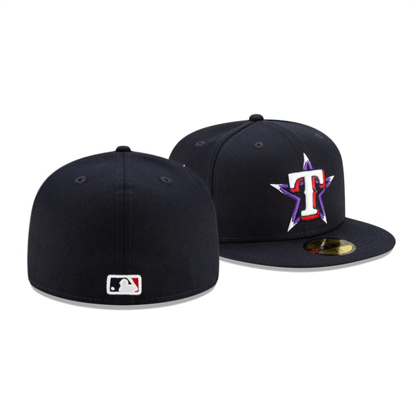 Texas Rangers 2021 MLB All-Star Game Navy On-Field 59FIFTY Fitted Hat