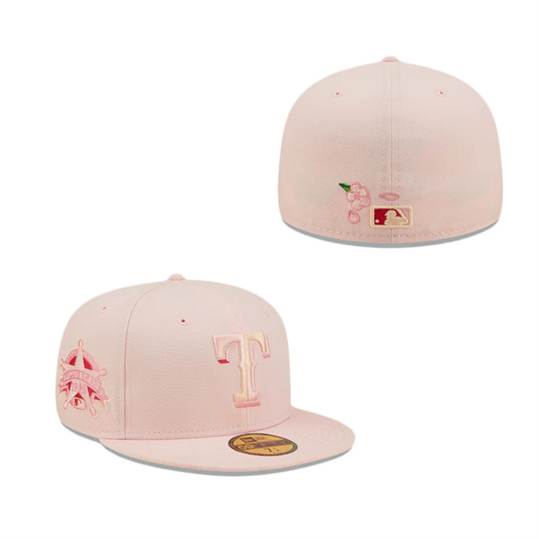 Texas Rangers Blossoms Fitted Hat