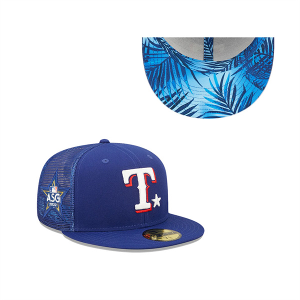 Texas Rangers Royal 2022 MLB All-Star Game Workout 59FIFTY Fitted Hat