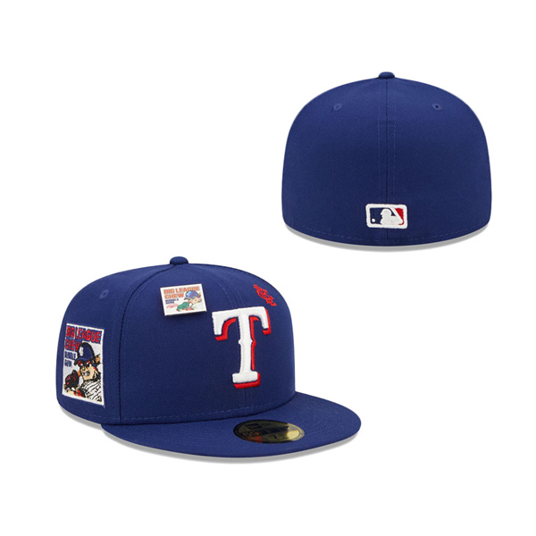Men's Texas Rangers New Era Royal MLB X Big League Chew 59FIFTY Fitted Hat
