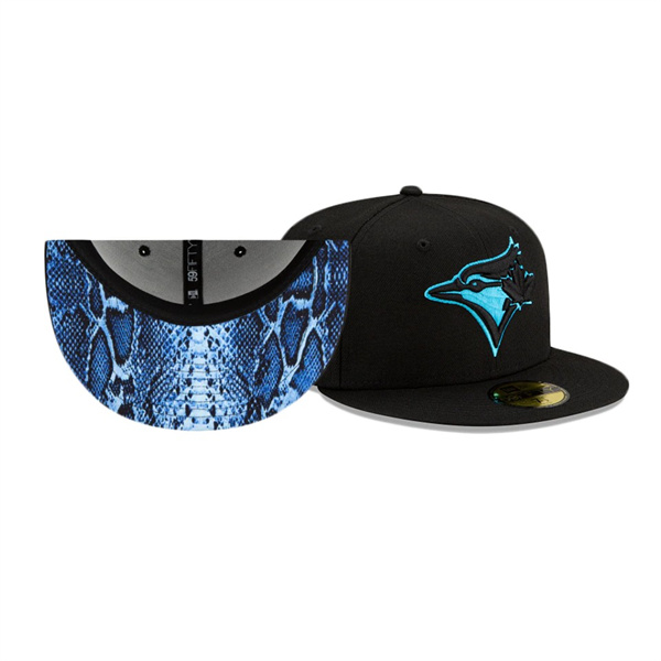 Men's Blue Jays Summer Pop 5950 Black Fitted Hat