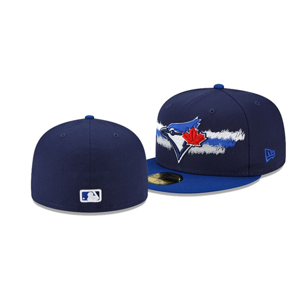 Toronto Blue Jays Scribble Blue 59FIFTY Fitted Hat