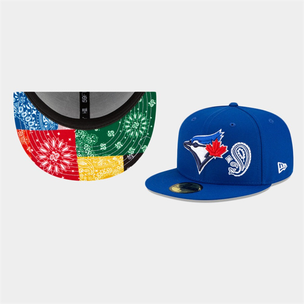 Toronto Blue Jays Patchwork Undervisor 59FIFTY Fitted Hat