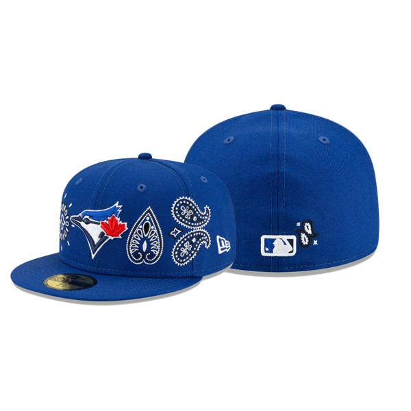 Toronto Blue Jays Paisley Elements Royal 59FIFTY Fitted Hat