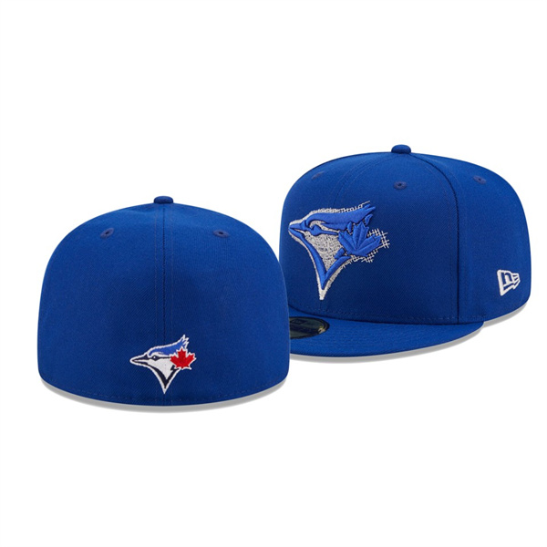 Toronto Blue Jays Scored Royal 59FIFTY Fitted Hat