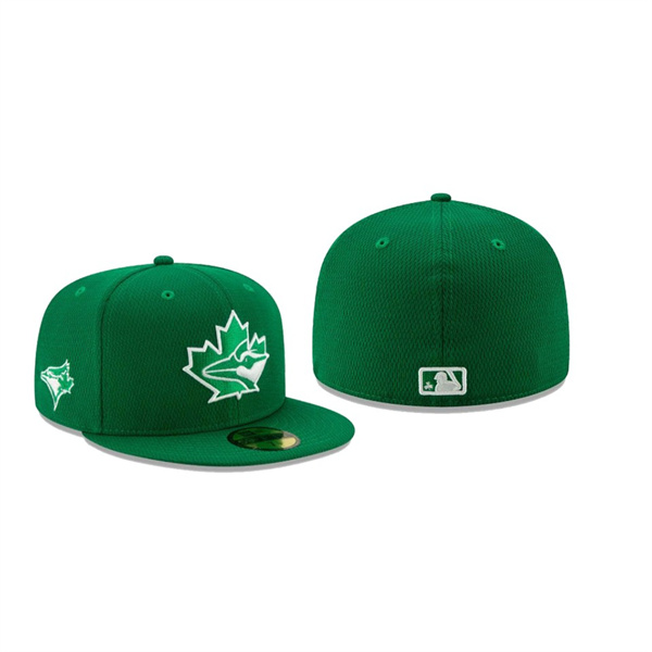 Men's Toronto Blue Jays 2021 St. Patrick's Day Green 59FIFTY Fitted Hat
