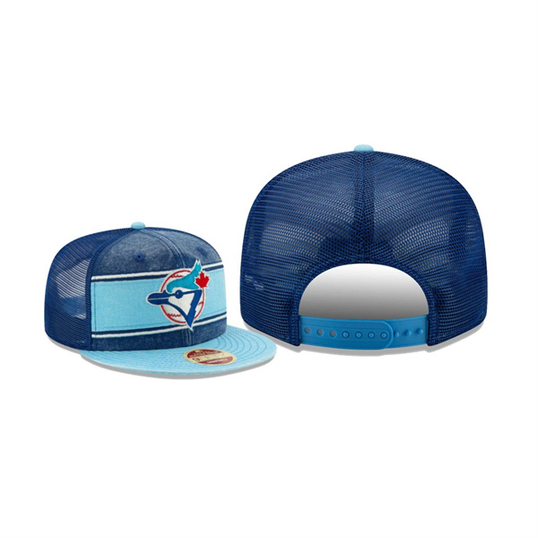 Men's Toronto Blue Jays Heritage Band Royal Trucker 9FIFTY Snapback Hat