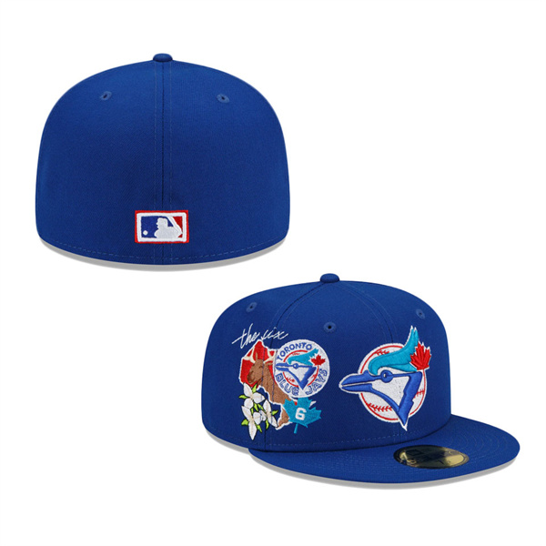 Toronto Blue Jays New Era City Cluster 59FIFTY Fitted Hat Royal