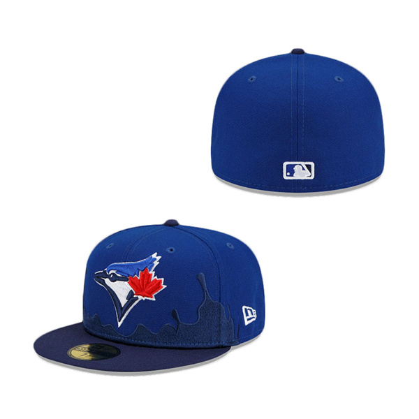 Toronto Blue Jays Drip Front 59FIFTY Fitted Hat