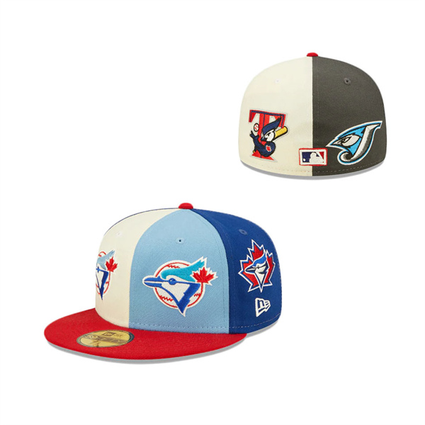 Toronto Blue Jays Logo Pinwheel 59FIFTY Fitted Hat