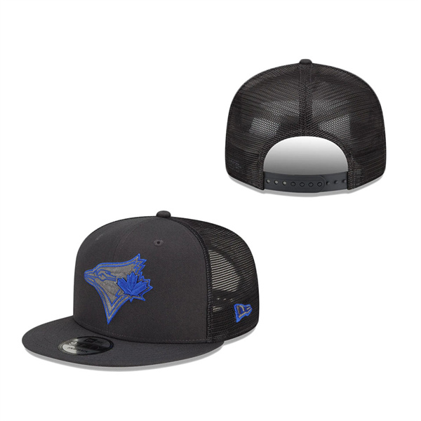 Toronto Blue Jays New Era 2022 Batting Practice 9FIFTY Snapback Adjustable Hat Graphite