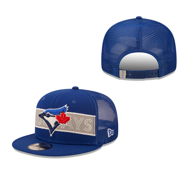 Men's Toronto Blue Jays Royal Tonal Band Trucker 9FIFTY Snapback Hat