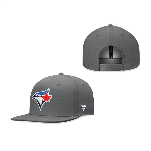 Toronto Blue Jays Fanatics Branded Snapback Hat Graphite